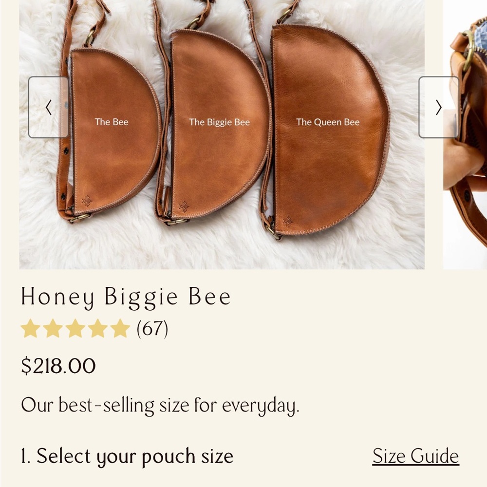 Lyons Leather Co honeybee Bag - Picture 8 of 15